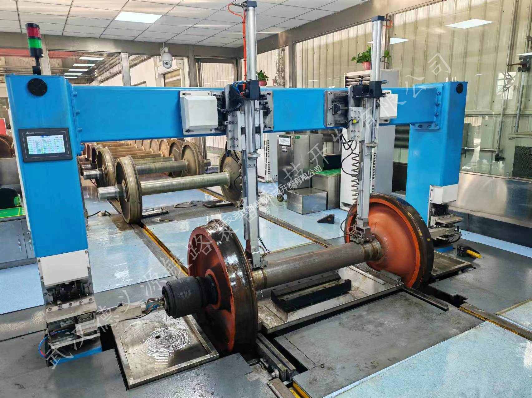 鐵路車輛相控陣輪軸|輪輞超聲波自動探傷設備